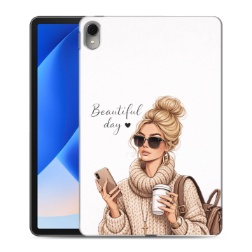 Силиконовый чехол на Huawei MatePad 11 (2023) с принтом женский