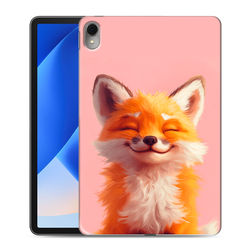 Силиконовый противоударный чехол на Huawei MatePad 11 (2023) с принтом милая лиса Силиконовый противоударный чехол на Huawei MatePad 11 (2023) с принтом милая лиса
