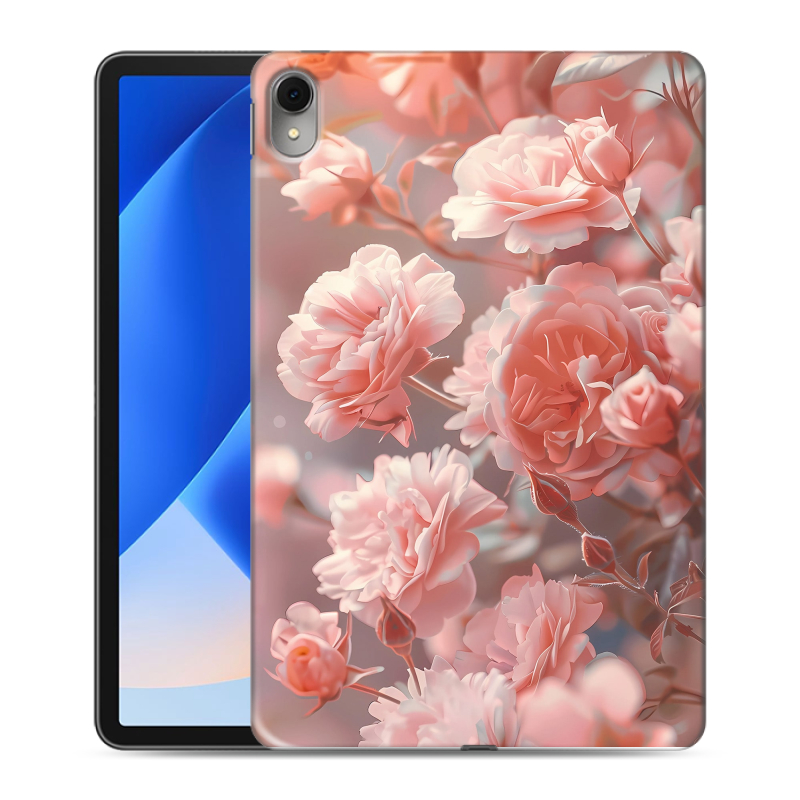 Силиконовый чехол на Huawei MatePad 11 (2023) с принтом Розовые розы Силиконовый чехол на Huawei MatePad 11 (2023) с принтом Розовые розы