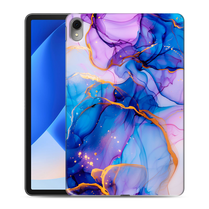 Силиконовый чехол на Huawei MatePad 11 (2023) с принтом синий мрамор Силиконовый чехол на Huawei MatePad 11 (2023) с принтом синий мрамор