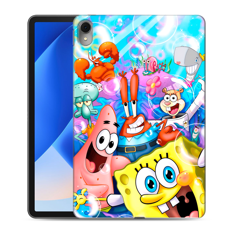 Силиконовый противоударный чехол на Huawei MatePad 11 (2023) с принтом спанчбоб спанч боб Силиконовый противоударный чехол на Huawei MatePad 11 (2023) с принтом спанчбоб спанч боб