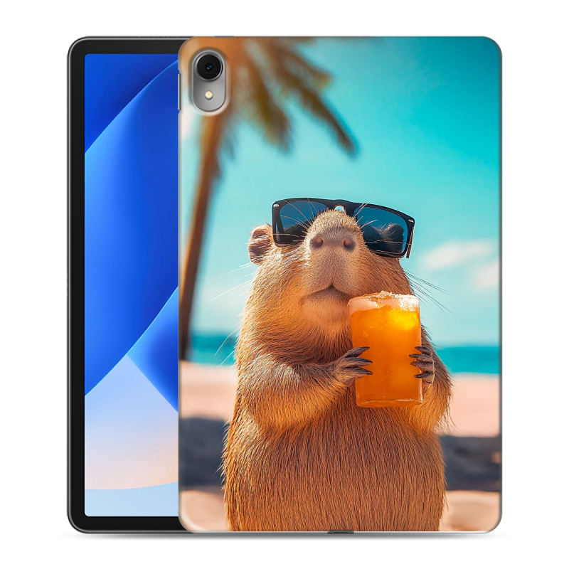 Силиконовый чехол на Huawei MatePad 11 (2023) с принтом Капибара Силиконовый чехол на Huawei MatePad 11 (2023) с принтом Капибара