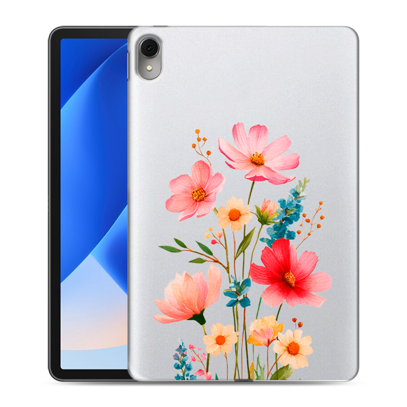 Силиконовый чехол на Huawei MatePad 11 (2023) с принтом Цветы Силиконовый чехол на Huawei MatePad 11 (2023) с принтом Цветы