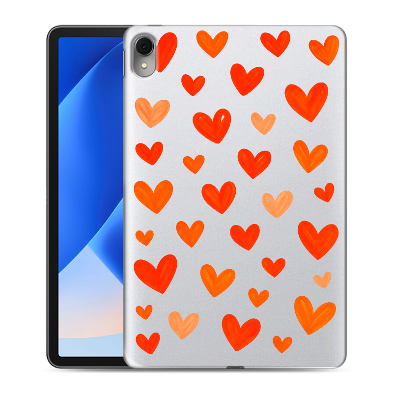 Силиконовый чехол на Huawei MatePad 11 (2023) с принтом Сердечки Силиконовый чехол на Huawei MatePad 11 (2023) с принтом Сердечки