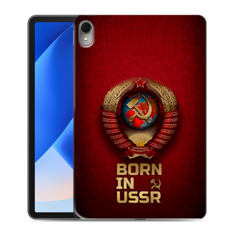 Силиконовый противоударный чехол на Huawei MatePad 11 (2023) с принтом Флаг Герб СССР Силиконовый противоударный чехол на Huawei MatePad 11 (2023) с принтом Флаг Герб СССР