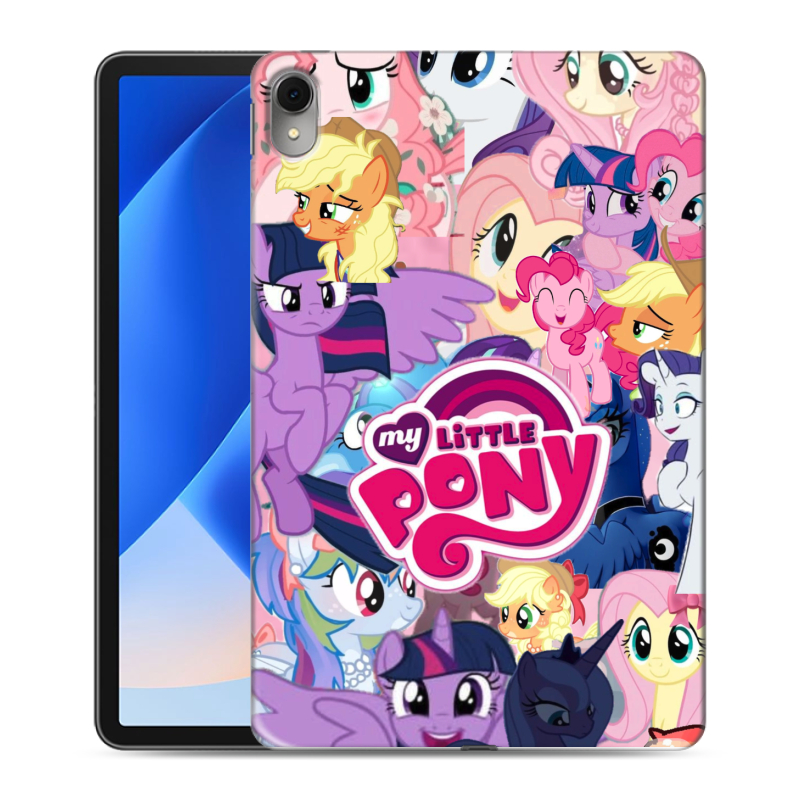 Силиконовый противоударный чехол на Huawei MatePad 11 (2023) с принтом My little pony Дружба чудо Силиконовый противоударный чехол на Huawei MatePad 11 (2023) с принтом My little pony Дружба чудо