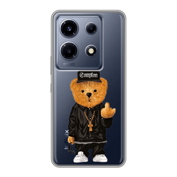 Силиконовый чехол на Infinix Note 30 VIP с принтом Мишка Силиконовый чехол на Infinix Note 30 VIP с принтом Мишка