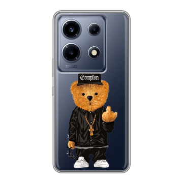 Силиконовый чехол на Infinix Note 30 VIP с принтом Плюшевый медведь Силиконовый чехол на Infinix Note 30 VIP с принтом Плюшевый медведь