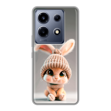 Силиконовый чехол на Infinix Note 30 VIP с принтом Кролик Силиконовый чехол на Infinix Note 30 VIP с принтом Кролик