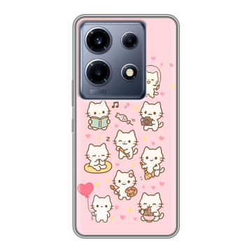 Силиконовый чехол на Infinix Note 30 VIP с принтом Hello Kitty Хелоу Кити Силиконовый чехол на Infinix Note 30 VIP с принтом Hello Kitty Хелоу Кити