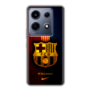Силиконовый чехол на Infinix Note 30 VIP с принтом Барселона Barcelona