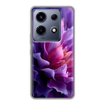 Силиконовый чехол на Infinix Note 30 VIP с принтом женский цветы Силиконовый чехол на Infinix Note 30 VIP с принтом женский цветы