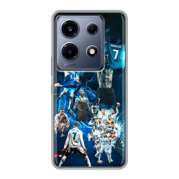 Силиконовый чехол на Infinix Note 30 VIP с принтом Реал Роналдо Силиконовый чехол на Infinix Note 30 VIP с принтом Реал Роналдо