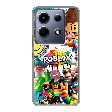 Силиконовый чехол на Infinix Note 30 VIP с принтом Roblox Роблокс Силиконовый чехол на Infinix Note 30 VIP с принтом Roblox Роблокс