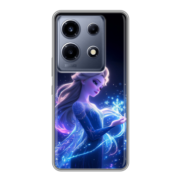 Силиконовый чехол на Infinix Note 30 VIP с принтом Холодное сердце Frozen Силиконовый чехол на Infinix Note 30 VIP с принтом Холодное сердце Frozen