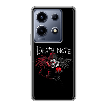 Силиконовый чехол на Infinix Note 30 VIP с принтом Death note Тетрадь смерти