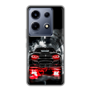 Силиконовый чехол на Infinix Note 30 VIP с принтом BMW БМВ Силиконовый чехол на Infinix Note 30 VIP с принтом BMW БМВ