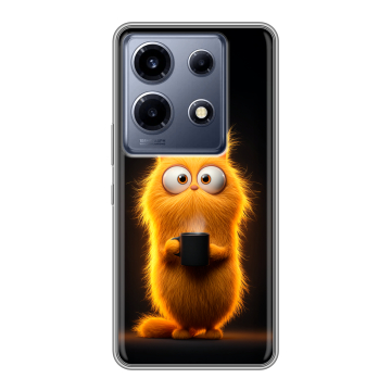 Силиконовый чехол на Infinix Note 30 VIP с принтом Смешной кот Силиконовый чехол на Infinix Note 30 VIP с принтом Смешной кот