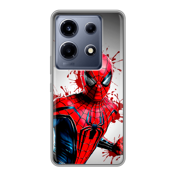Силиконовый чехол на Infinix Note 30 VIP с принтом Spiderman Человек паук Силиконовый чехол на Infinix Note 30 VIP с принтом Spiderman Человек паук