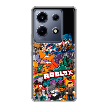 Силиконовый чехол на Infinix Note 30 VIP с принтом Roblox Роблокс Силиконовый чехол на Infinix Note 30 VIP с принтом Roblox Роблокс