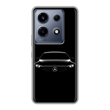 Силиконовый чехол на Infinix Note 30 VIP с принтом Mercedes Мерседес Силиконовый чехол на Infinix Note 30 VIP с принтом Mercedes Мерседес