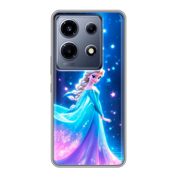 Силиконовый чехол на Infinix Note 30 VIP с принтом Холодное сердце Frozen Силиконовый чехол на Infinix Note 30 VIP с принтом Холодное сердце Frozen