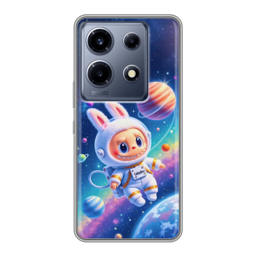 Силиконовый чехол на Infinix Note 30 VIP с принтом Labubu Лабубу Силиконовый чехол на Infinix Note 30 VIP с принтом Labubu Лабубу