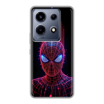 Силиконовый чехол на Infinix Note 30 VIP с принтом Spiderman Человек паук Силиконовый чехол на Infinix Note 30 VIP с принтом Spiderman Человек паук