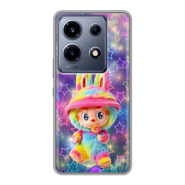 Силиконовый чехол на Infinix Note 30 VIP с принтом Labubu Лабубу Силиконовый чехол на Infinix Note 30 VIP с принтом Labubu Лабубу