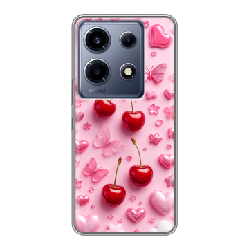 Силиконовый чехол на Infinix Note 30 VIP с принтом для девочек Силиконовый чехол на Infinix Note 30 VIP с принтом для девочек