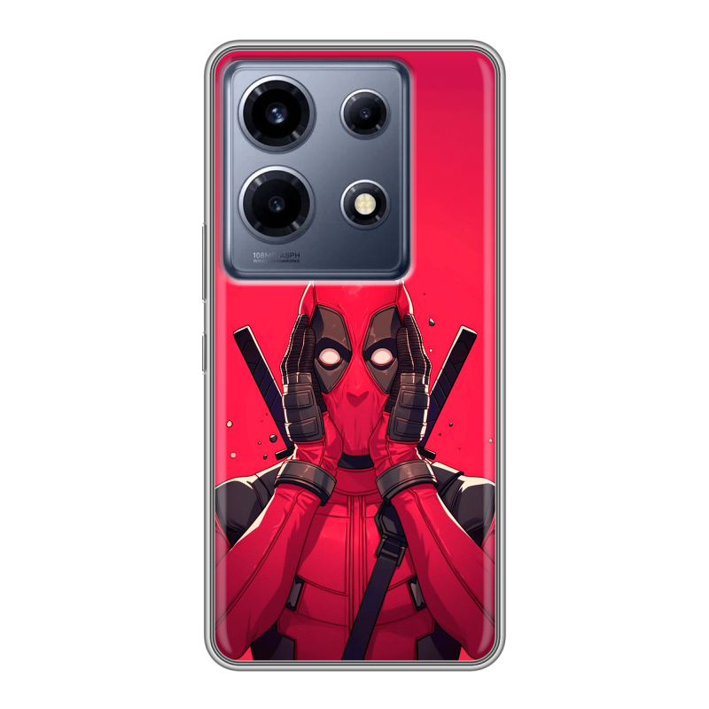 Силиконовый чехол на Infinix Note 30 VIP с принтом Дедпул Deadpool Силиконовый чехол на Infinix Note 30 VIP с принтом Дедпул Deadpool