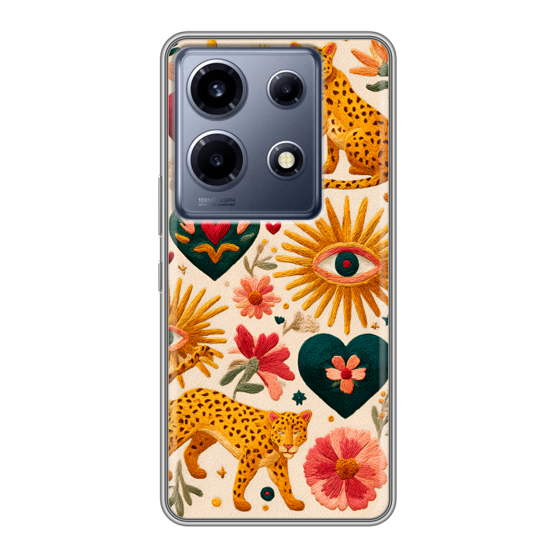 Силиконовый чехол на Infinix Note 30 VIP с принтом Модный принт Силиконовый чехол на Infinix Note 30 VIP с принтом Модный принт