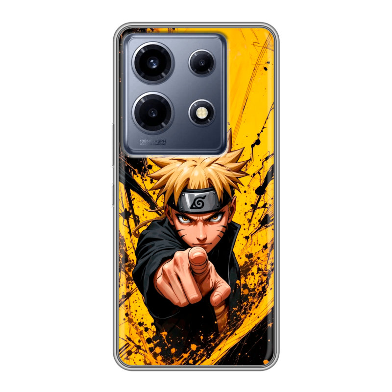 Силиконовый чехол на Infinix Note 30 VIP с принтом Naruto Наруто Силиконовый чехол на Infinix Note 30 VIP с принтом Naruto Наруто