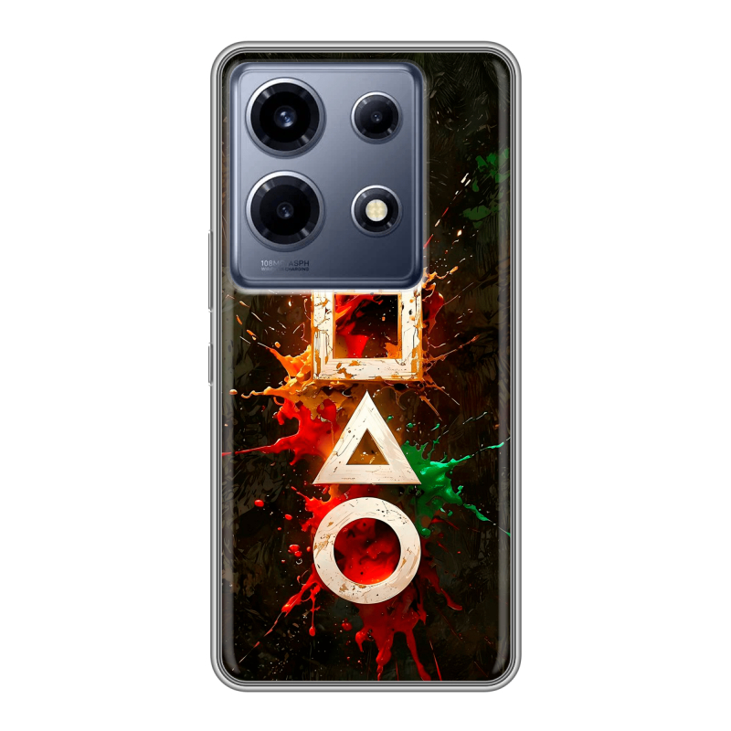 Силиконовый чехол на Infinix Note 30 VIP с принтом Squid Game Игра кальмара Силиконовый чехол на Infinix Note 30 VIP с принтом Squid Game Игра кальмара