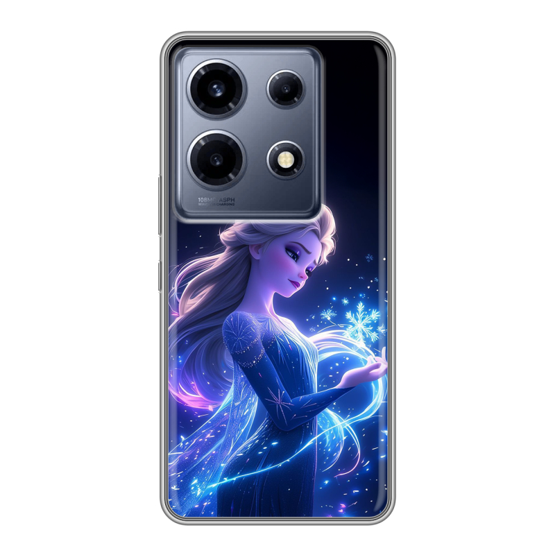 Силиконовый чехол на Infinix Note 30 VIP с принтом Холодное сердце Frozen Силиконовый чехол на Infinix Note 30 VIP с принтом Холодное сердце Frozen