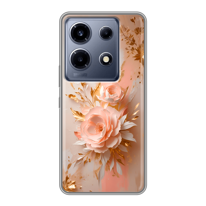Силиконовый чехол на Infinix Note 30 VIP с принтом женский Силиконовый чехол на Infinix Note 30 VIP с принтом женский