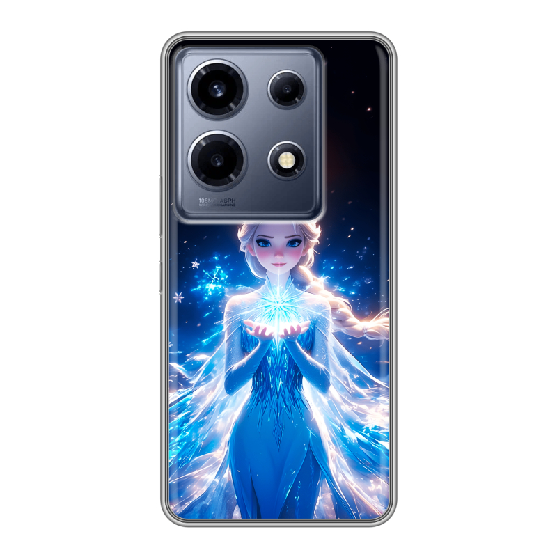 Силиконовый чехол на Infinix Note 30 VIP с принтом Холодное сердце Frozen Силиконовый чехол на Infinix Note 30 VIP с принтом Холодное сердце Frozen