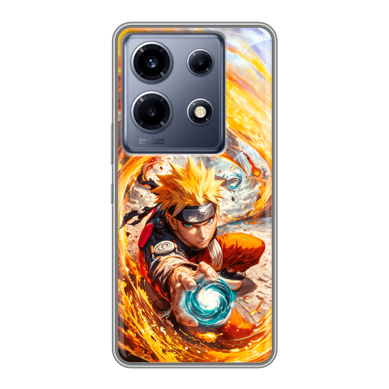 Силиконовый чехол на Infinix Note 30 VIP с принтом Аниме Наруто Naruto Силиконовый чехол на Infinix Note 30 VIP с принтом Аниме Наруто Naruto