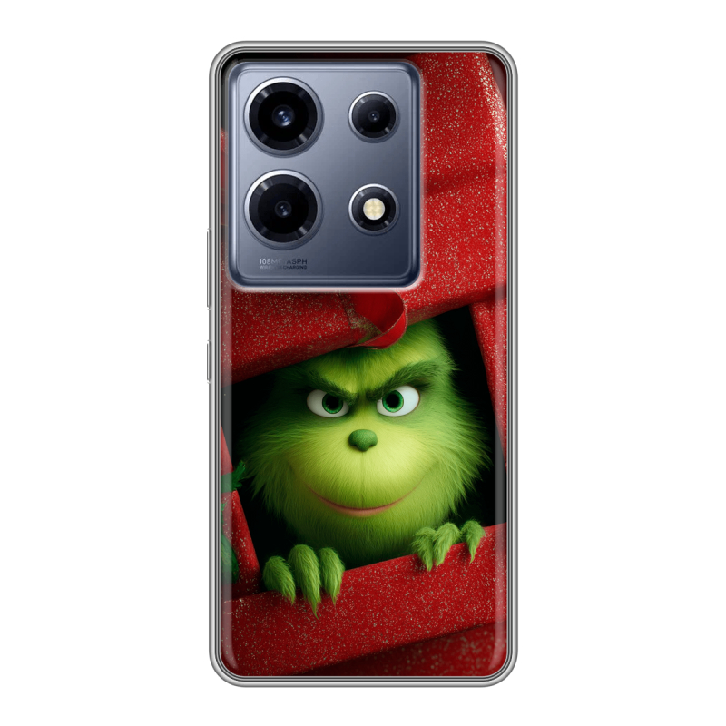 Силиконовый чехол на Infinix Note 30 VIP с принтом Новый год Силиконовый чехол на Infinix Note 30 VIP с принтом Новый год