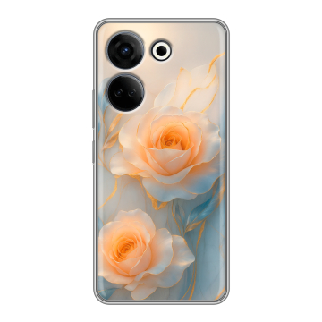 Силиконовый чехол на Tecno Camon 20 с принтом Женский