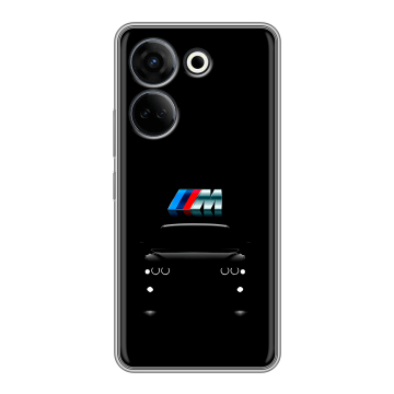 Силиконовый чехол на Tecno Camon 20 с принтом БМВ BMW Силиконовый чехол на Tecno Camon 20 с принтом БМВ BMW