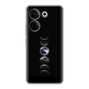 Силиконовый чехол на Tecno Camon 20 с принтом женский Силиконовый чехол на Tecno Camon 20 с принтом женский