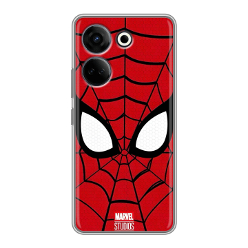 Силиконовый чехол на Tecno Camon 20 Pro 4G с принтом человек паук spiderman Силиконовый чехол на Tecno Camon 20 Pro 4G с принтом человек паук spiderman