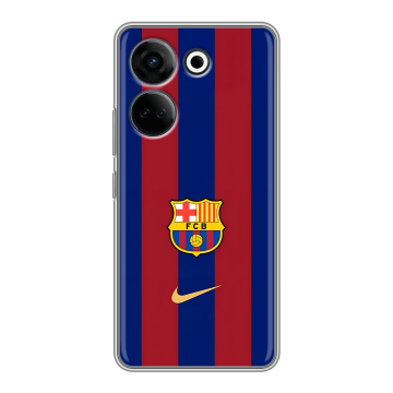 Силиконовый чехол на Tecno Camon 20 Pro 4G с принтом Барселона Barcelona Силиконовый чехол на Tecno Camon 20 Pro 4G с принтом Барселона Barcelona