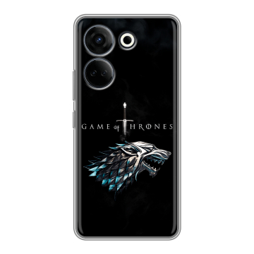 Силиконовый чехол на Tecno Camon 20 Pro 4G с принтом Игра Престолов Game Thrones