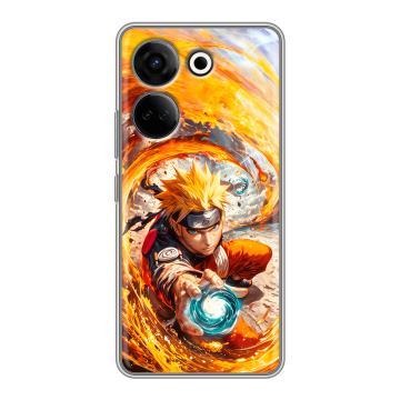 Силиконовый чехол на Tecno Camon 20 Pro 4G с принтом Аниме Наруто Naruto