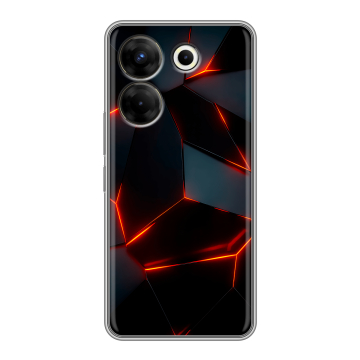 Силиконовый чехол на Tecno Camon 20 Pro 5G с принтом Яркие абстракции Силиконовый чехол на Tecno Camon 20 Pro 5G с принтом Яркие абстракции
