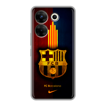 Силиконовый чехол на Tecno Camon 20 Pro 5G с принтом Барселона Barcelona Силиконовый чехол на Tecno Camon 20 Pro 5G с принтом Барселона Barcelona