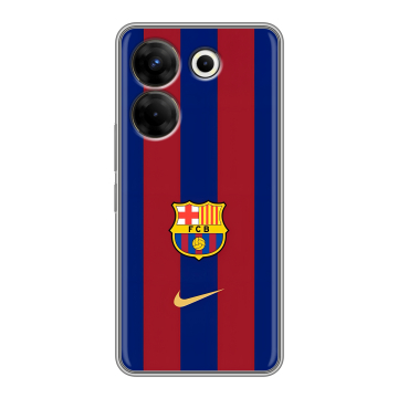 Силиконовый чехол на Tecno Camon 20 Pro 5G с принтом Барселона Barcelona Силиконовый чехол на Tecno Camon 20 Pro 5G с принтом Барселона Barcelona