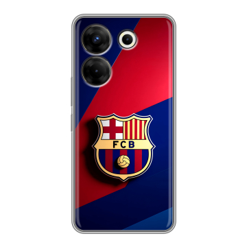 Силиконовый чехол на Tecno Camon 20 Pro 5G с принтом Барселона Barcelona Силиконовый чехол на Tecno Camon 20 Pro 5G с принтом Барселона Barcelona